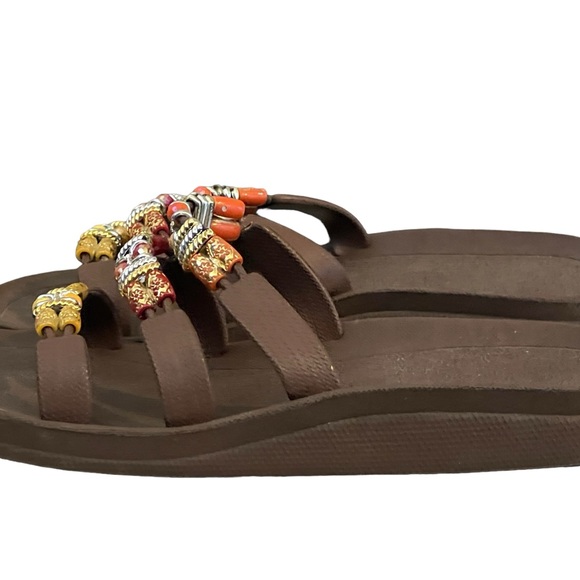 GRANDCO Sandals Classic Slide Brown Beads - Picture 5 of 8